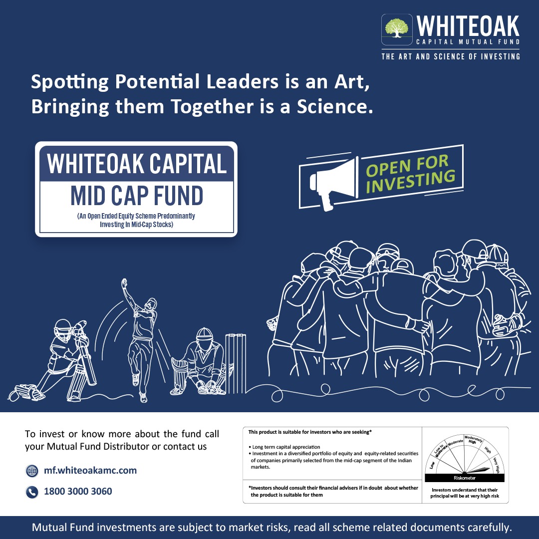 WhiteOakCap's tweet photo. #WhiteOakCapital Mid Cap Fund is open for investment!
Invest now! https://t.co/FmJ1ZC4to3
#WhiteOakCapitalMutualFund #WOMidCap #EquityFund #WealthBuilding #WealthCreation #Wealth #FinancialGrowth #FinancialPlanning #MutualFunds #Investments #Investing #Investors https://t.co/5UHXnpcn6v