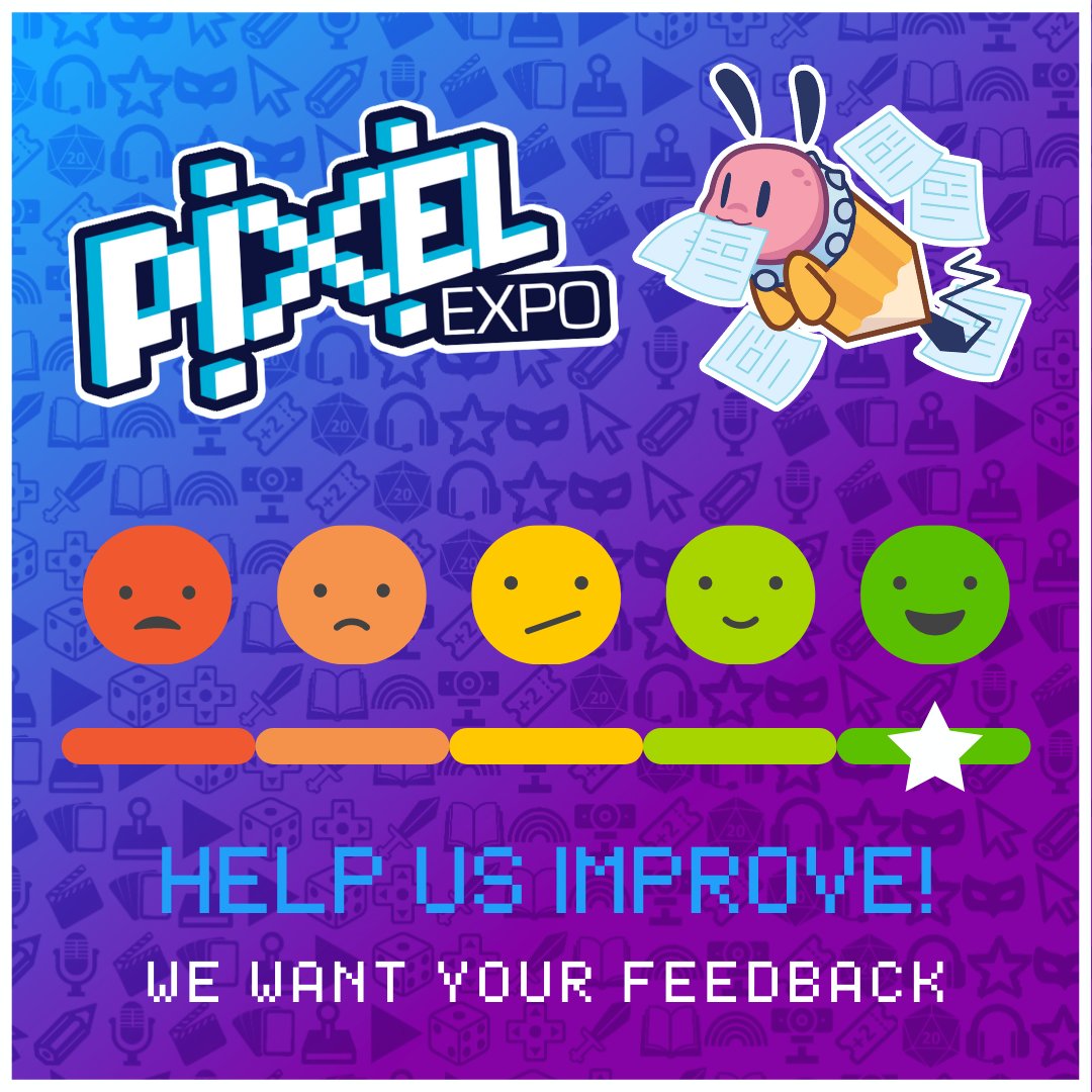MyPixelExpo's tweet photo. We'd love to hear back from our attendees about what you'd like to see fixed, added, removed, or even what you'd love to see again at future Pixel Expo events!
Click the link to find our feedback form, and tell us what you think!
https://t.co/NV4pXfPGsX
#Pixelexpo #Mypixel https://t.co/UgMcOT0j0i