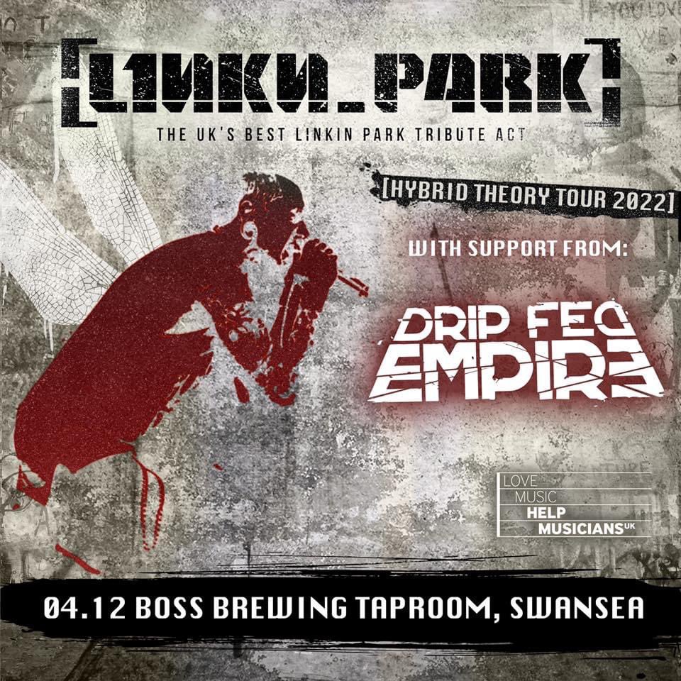 BossTaproom's tweet photo. L1NKN_Park The UKs best Linkin Park Tribute Band

Live at Boss Brewing Taproom

December 4th

Tickets via https://t.co/6whmlw25Bj https://t.co/hkSm5WDOzl