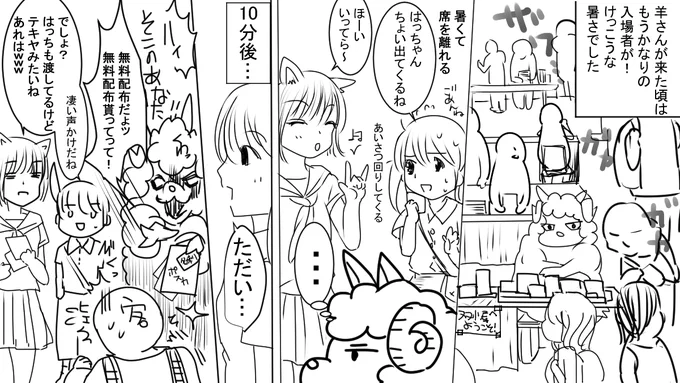 コミティア141レポ漫画③続きです～
中編ってとこかなぁ☺
#COMITIA141 