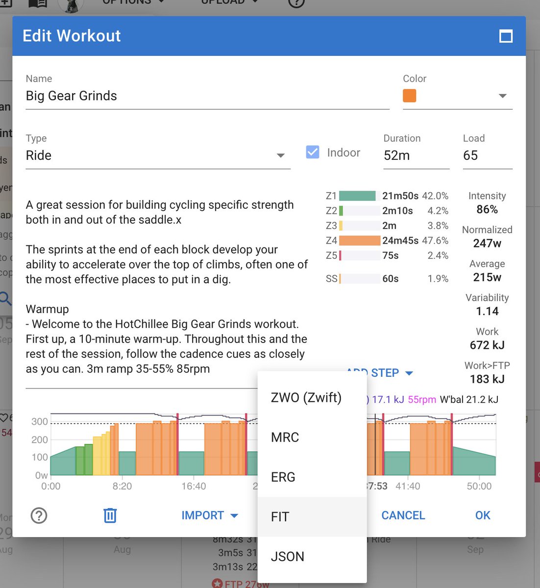 intervalsicu's tweet photo. Download updated FIT files from https://t.co/plBbADaZCA (with fixed power and/or HR or not) + import and export planned workouts in FIT format! #cycling #running https://t.co/PwJ0Cuz6H9 https://t.co/AhTk0yEV7V