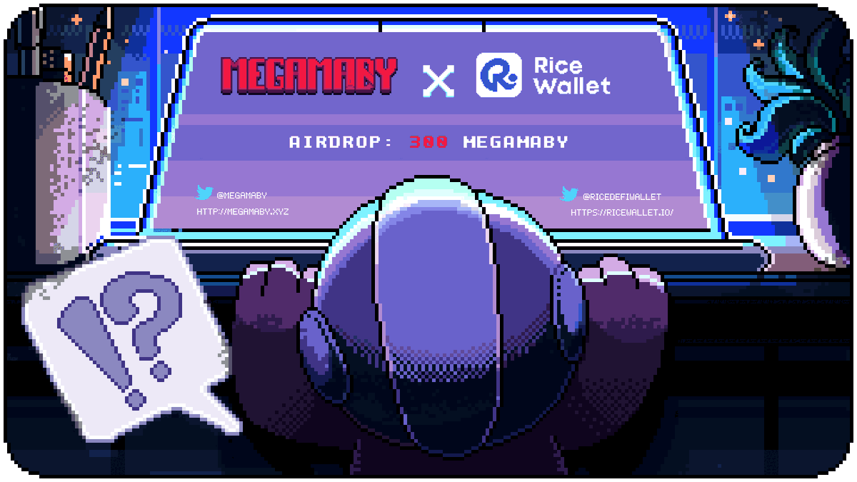 MegaMaby's tweet photo. 💥💥 MegaMaby x RICE Defi Wallet: 300 MegaMaby AIRDROP 🚀🚀

To join:
1⃣ Follow @MegaMaby @RiceDefiWallet @ArlnMcc
2⃣ Like, tag friends, RT with hashtags #MegaMaby 
3⃣ Complete task 👉 https://t.co/nGukSKOY8w
⏳ End date: September 15th

#RiceDefiWallet #Airdrop https://t.co/49mUIskHws