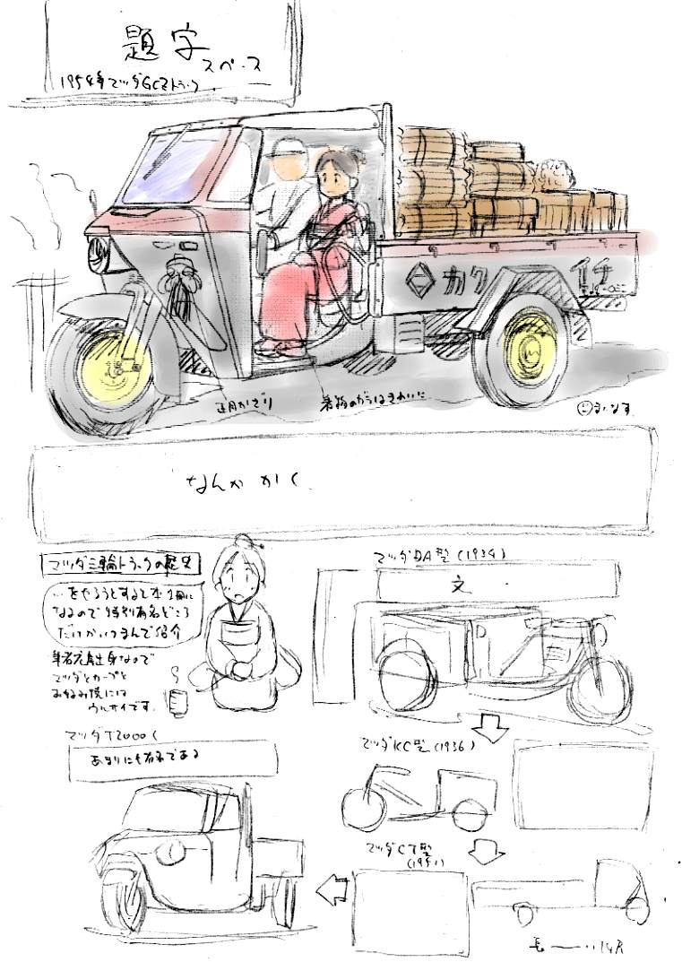 上に大きい絵を置いて下に解説というWTF解説書のスタイル、のちに雑誌連載したときにパク・・・大変参考にさせていただいた 