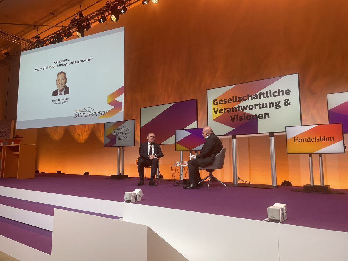Astrid Doerner (@astriddoerner) on Twitter photo „Ohne gewisse Wohlstandsverluste werden wir nicht durch diesen Winter kommen“, warnt Helmut Schleweis, Präsident des #DSGV im Gespräch mit <a href="/MichaelMaischHB/">Michael Maisch</a> #HBBanken #Handelsblatt „Ohne gewisse Wohlstandsverluste werden wir nicht durch diesen Winter kommen“, warnt Helmut Schleweis, Präsident des #DSGV im Gespräch mit <a href="/MichaelMaischHB/">Michael Maisch</a> #HBBanken #Handelsblatt