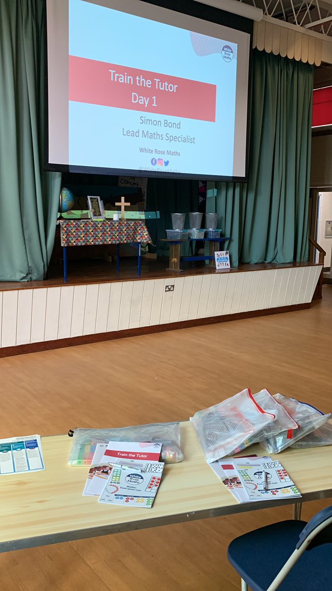 I’m delivering #trainthetutor in Bath today. We’ve already had some fantastic discussions around conceptual understanding and multiple representations! <a href="/WhiteRoseMaths/">White Rose Maths</a>