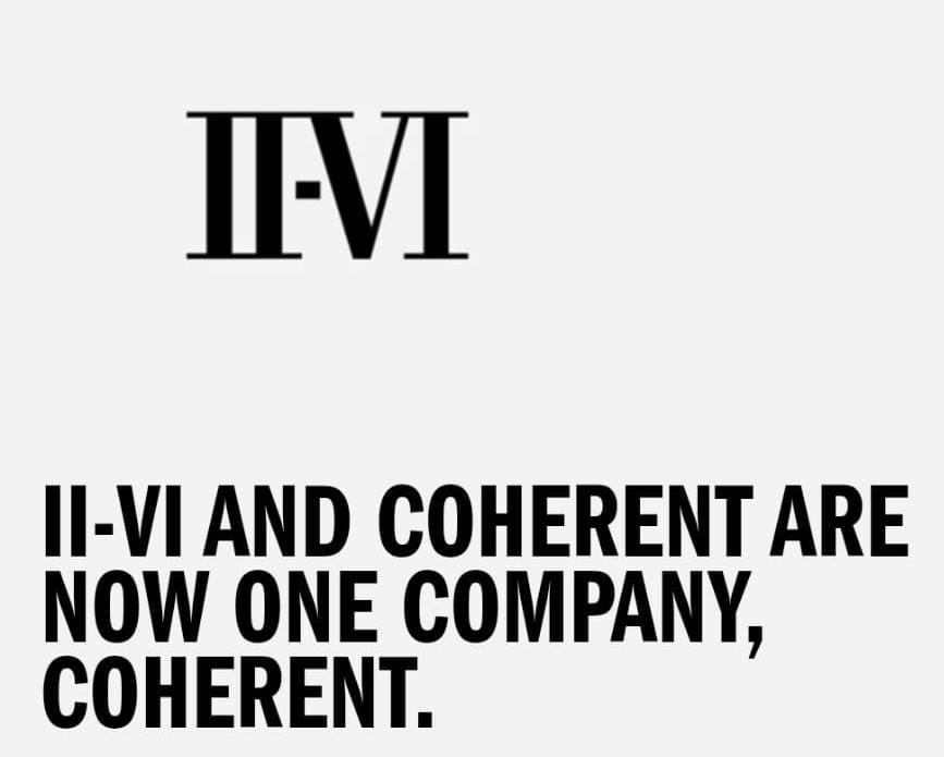 𝑰𝑰-𝑽𝑰 𝑨𝑵𝑫 𝑪𝑶𝑯𝑬𝑹𝑬𝑵𝑻 𝑨𝑹𝑬 𝑵𝑶𝑾 𝑶𝑵𝑬 𝑪𝑶𝑴𝑷𝑨𝑵𝒀, 𝑪𝑶𝑯𝑬𝑹𝑬𝑵𝑻.

Read more: lnkd.in/gSE8E_WX

#𝒄𝒐𝒉𝒆𝒓𝒆𝒏𝒕 #𝑰𝑰𝑽𝑰 #𝒍𝒂𝒔𝒆𝒓 #𝒍𝒂𝒔𝒆𝒓𝒄𝒖𝒕𝒕𝒊𝒏𝒈 #𝒍𝒂𝒔𝒆𝒓𝒔𝒚𝒔𝒕𝒆𝒎𝒔 #𝒍𝒂𝒔𝒆𝒓𝒂𝒑𝒑𝒍𝒊𝒄𝒂𝒕𝒊𝒐𝒏𝒔