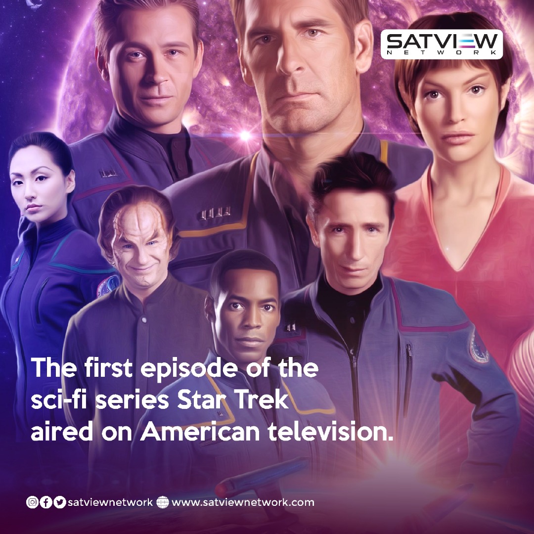 freeflixplus's tweet photo. The first episode of the Sci-fi series Star Trek aired on American television.
# #satviewnetwork #Tv #satelite #freetoair #24hours #Free #positivevibes #NIGERIA #freetvchannels #nomonthlysubscription #smile #ilovesatview #thursday https://t.co/gPdp8goGjl