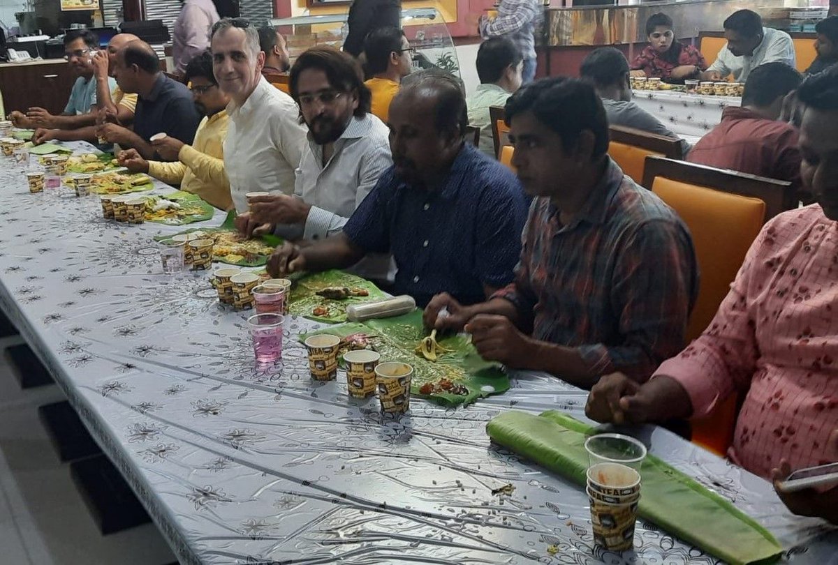 Emirates_ilab's tweet photo. Such a great gathering opportunity along with realizing the diversity and cultural richness. Happy ONAM SHADYA to all. Wishing the prosperity to our organization and all. #onamfestival #Indian https://t.co/WvrEHdWhmz