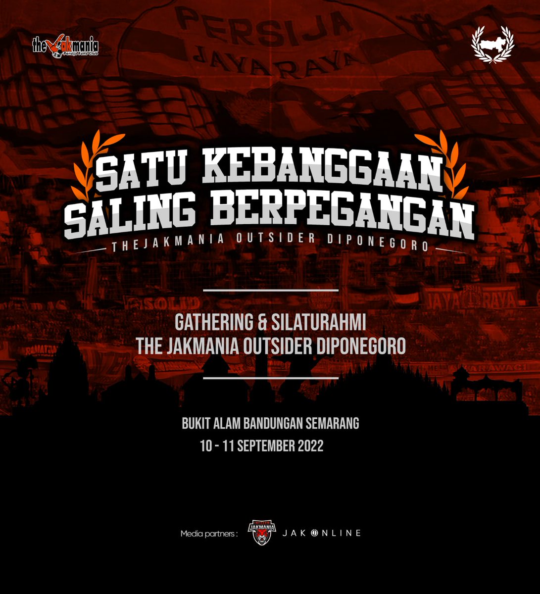 jak_semarang's tweet photo. Menghitung hari untuk kembali berjumpa dengan teman2 Jakmania Outsider Diponegoro.

Absen dulu abang mpo yang bakal hadir diacara JOD kali ini 👆 https://t.co/S3AOom2FhI
