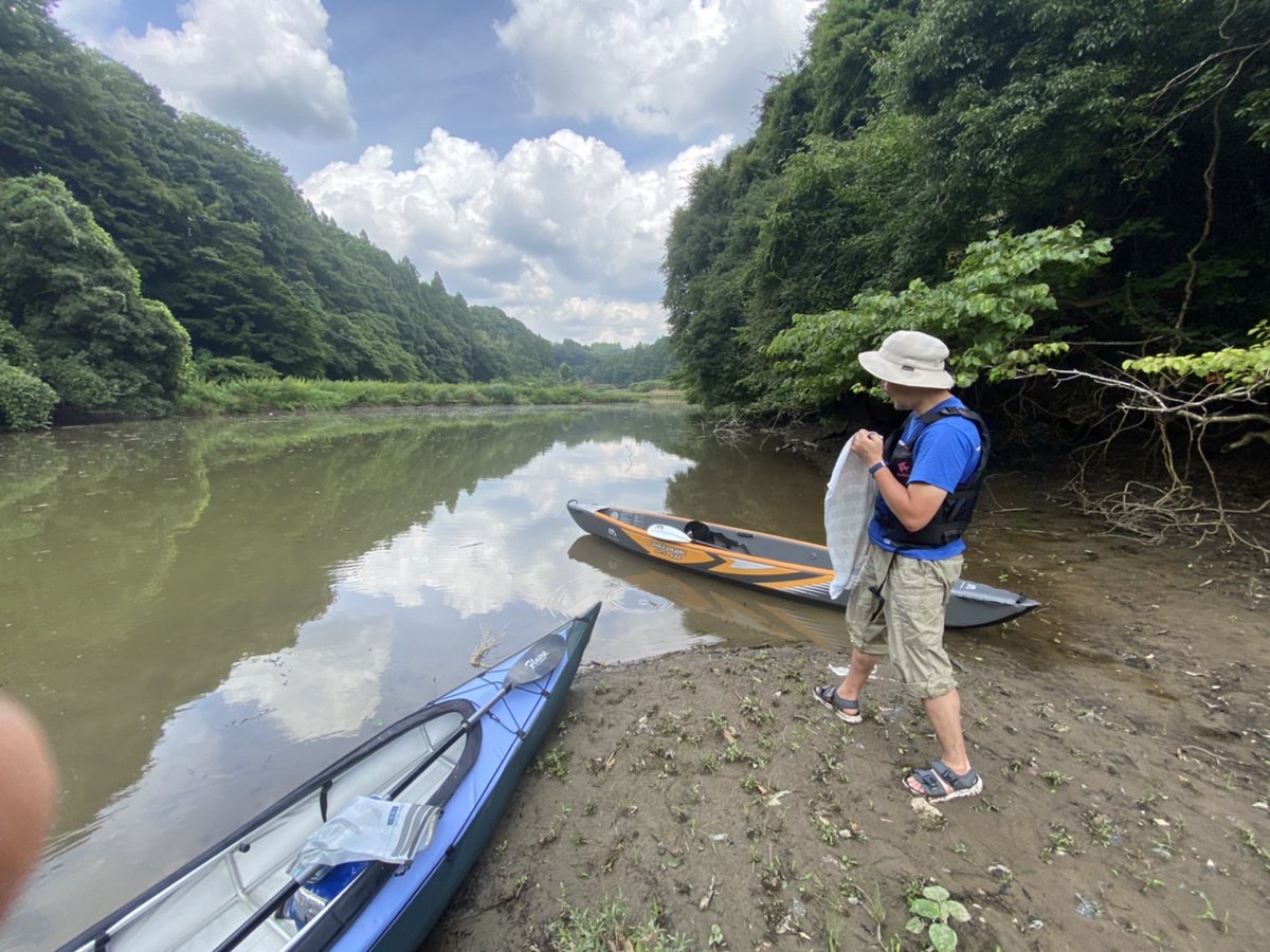 zakuchachamaru's tweet photo. この夏、ジャングルに行ってきた、
ジャングルの大河を遡った先にある人工物。
まだまだ未開の地は（千葉）凄い
#カヤック #夏　#kyak  #summer https://t.co/fhwMu4gftK