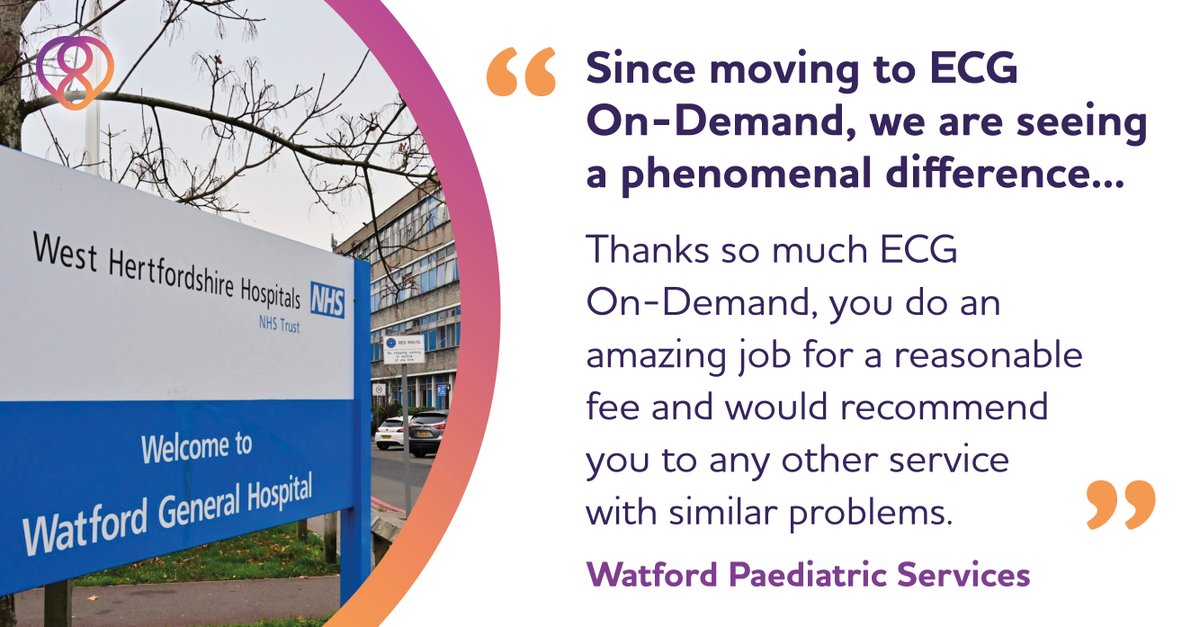 ECG On-Demand (@ecgon_demand) on Twitter photo ECG On-Demand is proud to provide a direct-to-patient service on behalf of the large level 3 Paediatric Cardiology service based in Watford Hospital and <a href="/WestHertsNHS/">West Herts Teaching Hospitals NHS Trust</a>.
#Paediatriccare #Childrenshealth #paediatric #NHSX #NHSX #NHSdigital #digitalhealth #NHS #Arrhythmia #AF #ECG ECG On-Demand is proud to provide a direct-to-patient service on behalf of the large level 3 Paediatric Cardiology service based in Watford Hospital and <a href="/WestHertsNHS/">West Herts Teaching Hospitals NHS Trust</a>.
#Paediatriccare #Childrenshealth #paediatric #NHSX #NHSX #NHSdigital #digitalhealth #NHS #Arrhythmia #AF #ECG