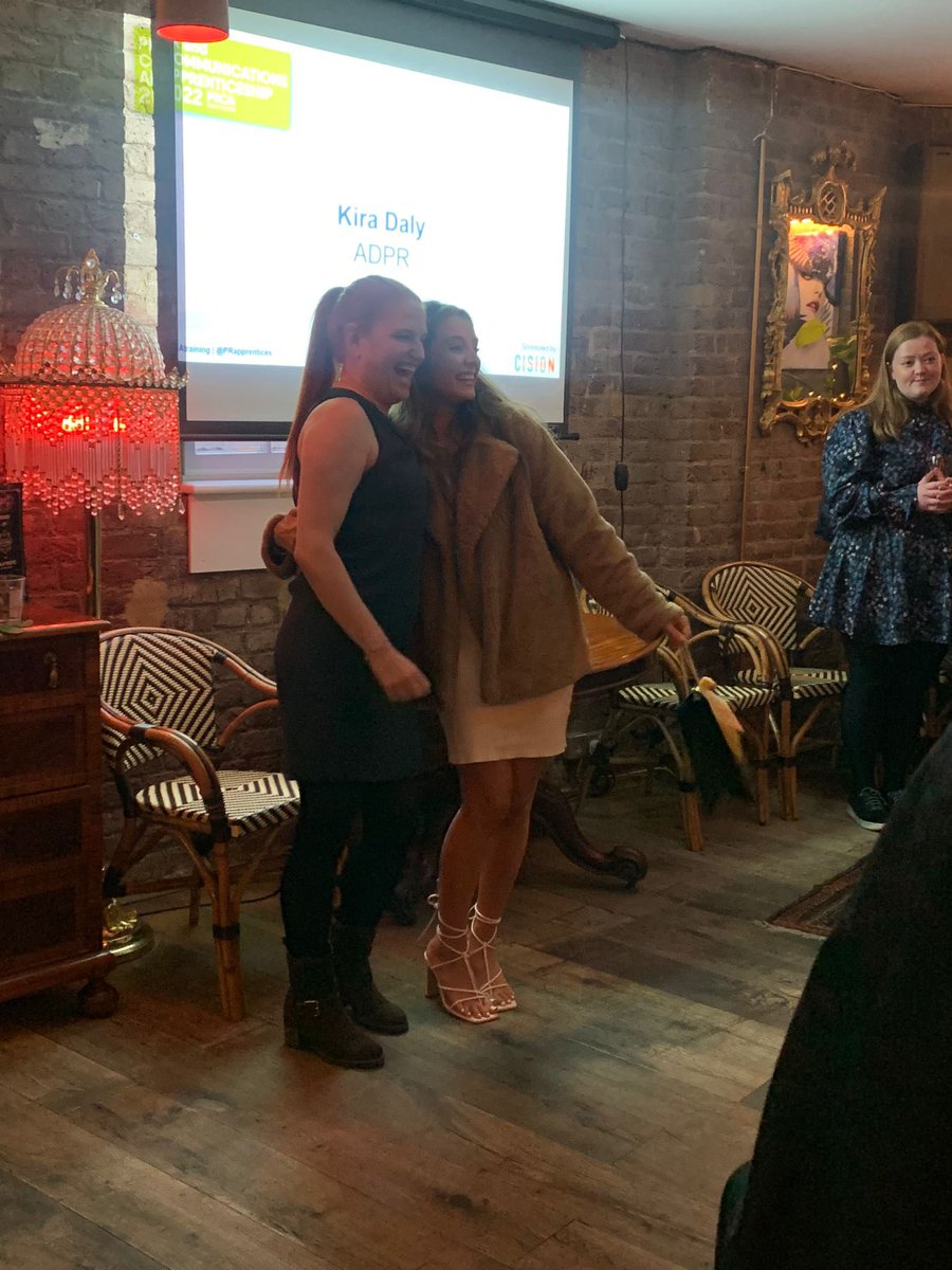 PRapprentices's tweet photo. What. A. Night! It was a wonderful turnout, and a real pleasure to celebrate (at the core) CPD and best practice in the #PR industry! 

@PRCAtraining @PRCA_HQ #cisionuk https://t.co/waivbabXO5