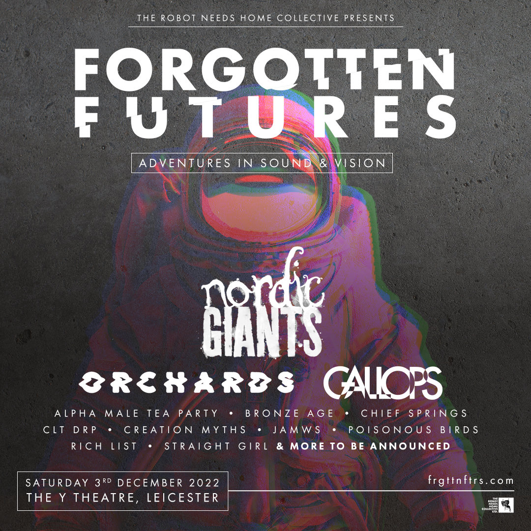 The Robot Needs Home Collective (@robotneedshome) on Twitter photo We’ve made a YouTube playlist of most of the artists playing <a href="/Frgttnftrs/">Forgotten Futures</a> 2022 at <a href="/TheYTheatre/">The Y Theatre</a> Leicester this December. You can dig in here: youtube.com/watch?v=MuAKPf…
Find tickets here: gigantic.com/forgotten-futu… We’ve made a YouTube playlist of most of the artists playing <a href="/Frgttnftrs/">Forgotten Futures</a> 2022 at <a href="/TheYTheatre/">The Y Theatre</a> Leicester this December. You can dig in here: youtube.com/watch?v=MuAKPf…
Find tickets here: gigantic.com/forgotten-futu…