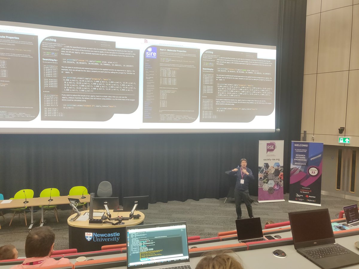 Christopher Woods from our <a href="/BristolRSE/">BristolRSE</a> talking about reinventing RSE collaboration through tutorial-driven development at #RSECon22