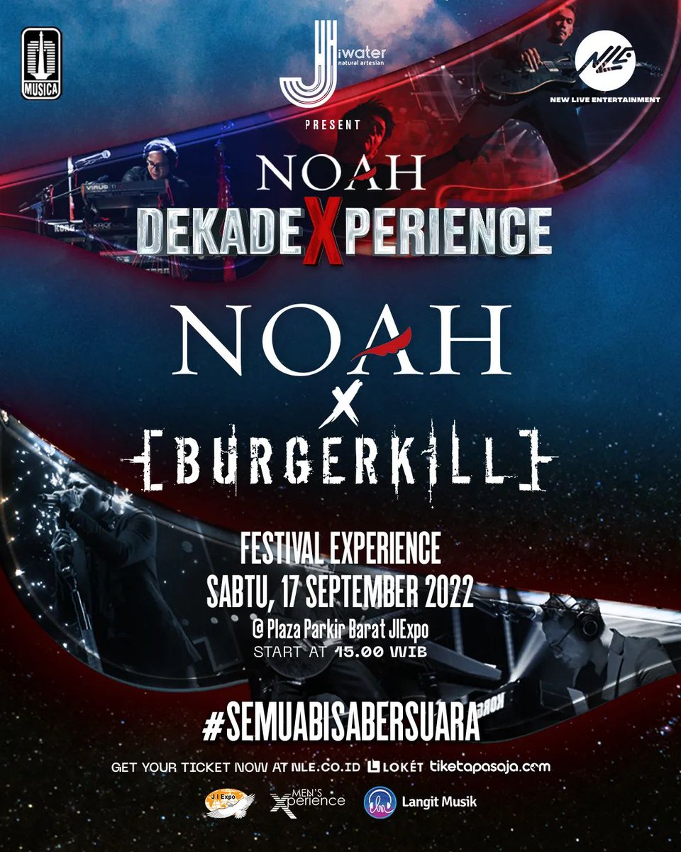 NOAH_ID's tweet photo. Lagu @burgerkill yang pas kalau kita bawain, apa nih Sahabat &amp; Begundal ? #SemuaBisaBersuara https://t.co/ViTjpyjhuP