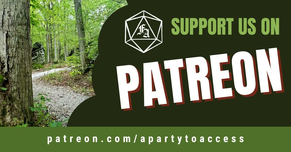 apartytoaccess's tweet photo. We have big goals and new ways we want to help introduce disability into your games. Help us make those goals happen by supporting us on Patreon! Visit our website to learn more: https://t.co/IshuS0Qch9
#patreoncreator #support #disabledmaker #DnD #DnDcharacter #patreon https://t.co/W9TjFEY9pZ