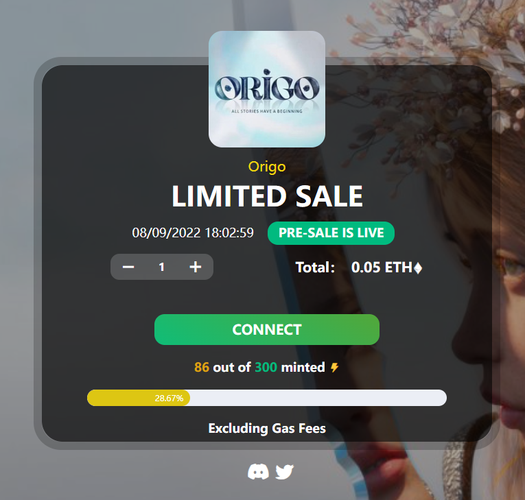 Orlgo_NFT's tweet photo. Origo Pre-sale Now 🚀

📢Quick Minting if you are mentioned by us (only 300 NFTs on Twitter members)

💎Mint Price: 0.05Ξ 

➡️ Limit: 5 NFT per wallet

🔗Mint only at our Official Website 👇 below (click to open)

▶️ https://t.co/OIOzyVgRw2

💪Good luck! https://t.co/qfK9ak4OHV