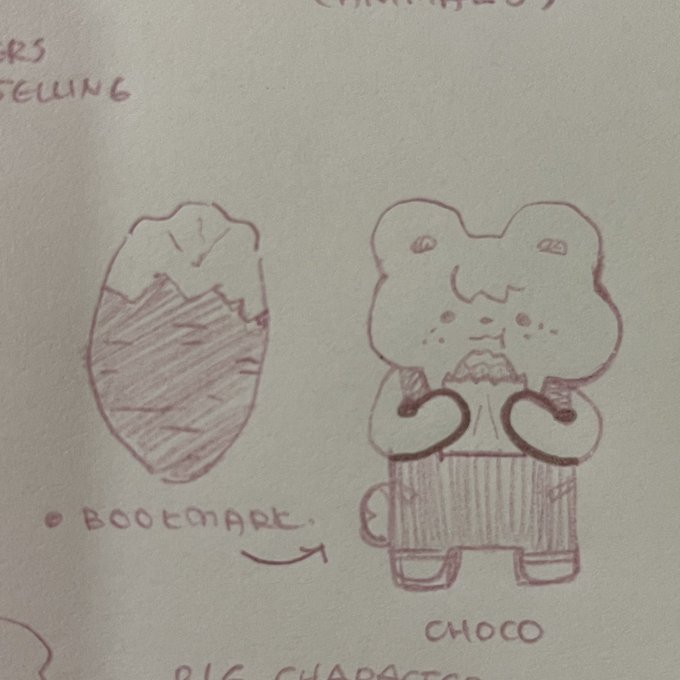 Bookmark design! I'm fine with both so I'm depends on y'all 🍠 or 🐻?
Poll below ⬇️ 
