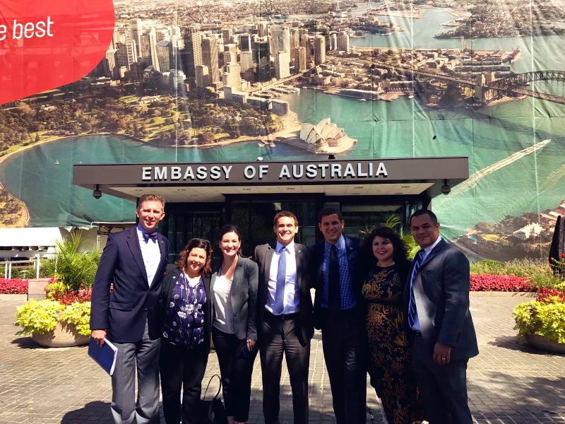 LeahCGarner's tweet photo. Five years ago, I was fortunate to take one of the best trips of my life. Learned the world is a lot smaller than it seems, drank way too many flat whites, but best of all, made some lifelong friends. @ACYPL #acypldownunder https://t.co/rO3851Fr3l