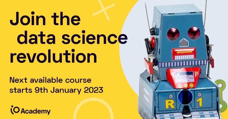 IOAcademyUK's tweet photo. We've had a terrific response to our #DataScience and #MachineLearning course and the September cohort is now completely full! 🎉

Spaces are still available to start in January, with subsidised fees available for learners in the South West of England.