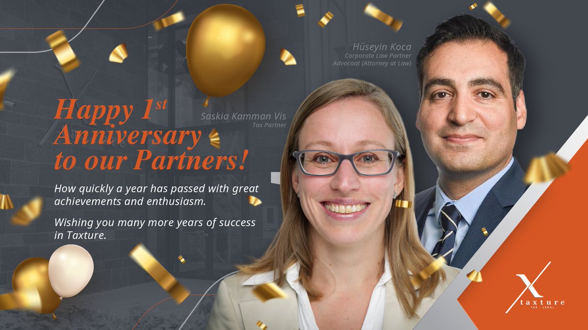 TaxtureGlobal's tweet photo. Happy 1st Anniversary to our Partners!
How quickly a year has passed with great achievements and enthusiasm.
Wishing you many more years of success in Taxture.
#anniversary #taxture #andersen #success #tax #legal https://t.co/xcTDWOW2Bp