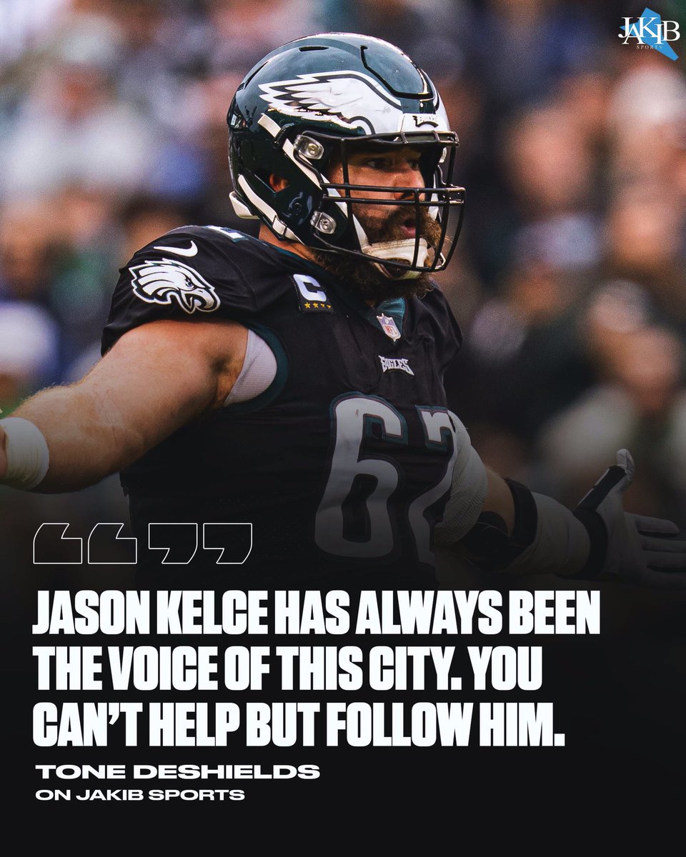JAKIBSports's tweet photo. You can’t replace Jason Kelce.
#FlyEaglesFly https://t.co/D5bTfohh6Q