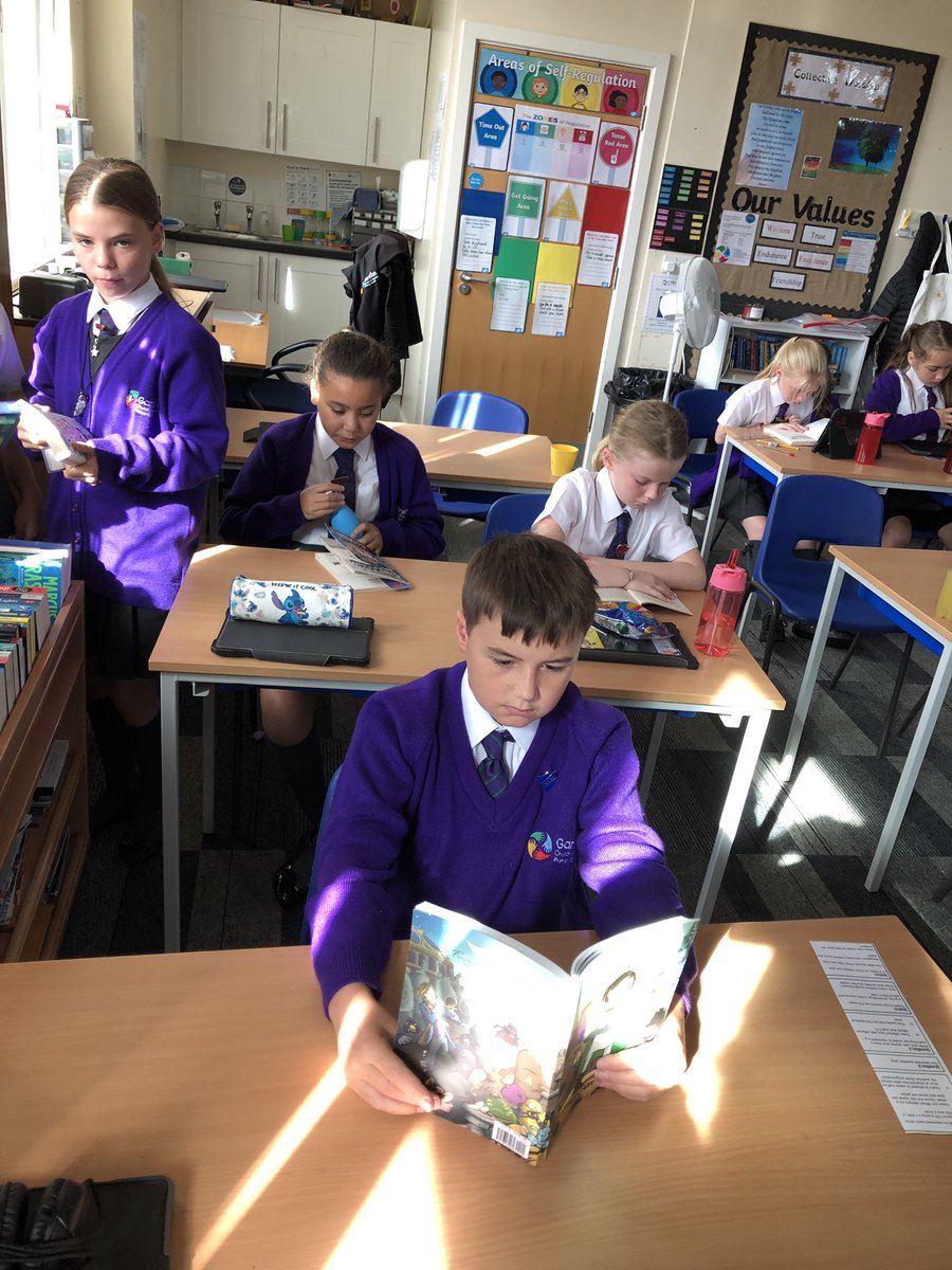 Some lovely #rfp time in year 6 this morning. It was so quiet you could hear a pin drop.  😊📖📚<a href="/GarstonCE/">GarstonCE</a> <a href="/GarstonReads/">Garston Reads</a> <a href="/RainbowEduMAT/">Rainbow Education MAT</a> <a href="/GarstonY6/">Year 6</a>