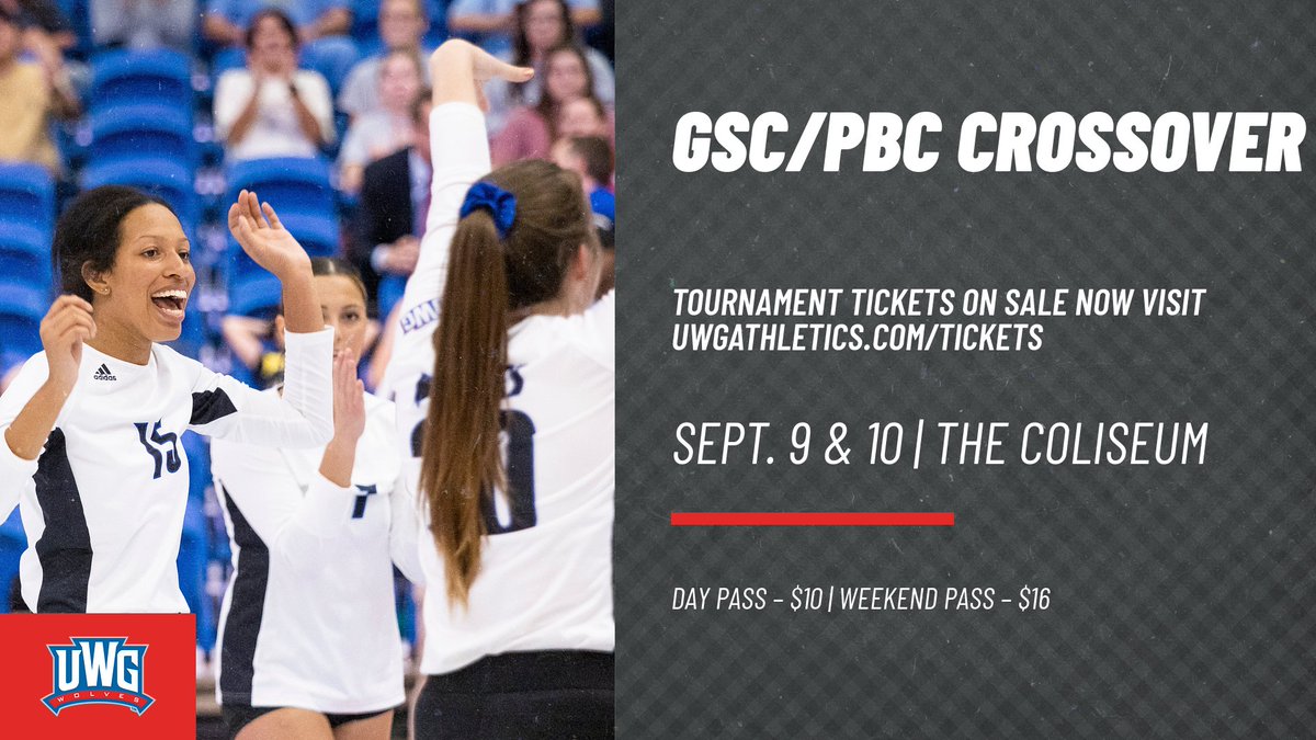 We are one day from the GSC/PBC Crossover in The Coliseum! Get your tickets today! 

Day Pass: $10
Weekend Pass: $16
UWG Students/Faculty/Staff: Free with valid UWG ID

Buy Now: uwgathletics.com/tickets

#WeRunTogether