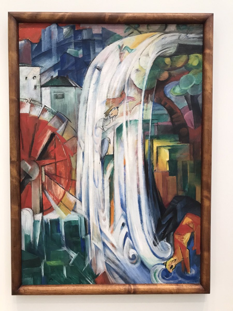 artvisitor2's tweet photo. The Bewitched Mill, 1913
Franz Marc #German #painter #expressionism #artist #art #museum #TheArtInstituteOfChicago #Illinois #bewitched #mill #waterfall #millhouse #animals #millwheel #forest #landscape #FranzMarc #oilpainting #artlover #arthistory https://t.co/YZqt2NaOXP
