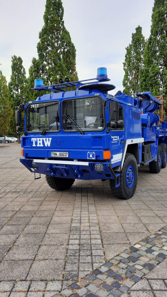 Technik, die begeistert! Das   #THW beantwortet gerne alle Fragen.