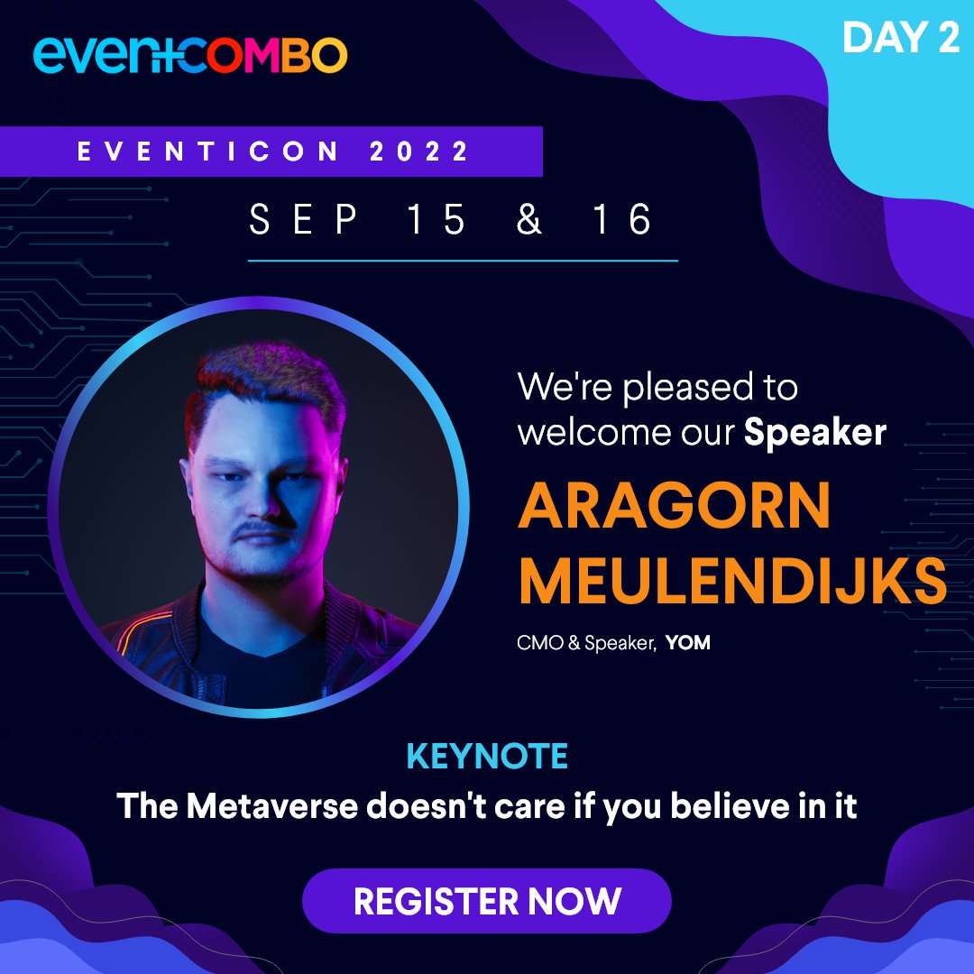ItsMrMetaverse's tweet photo. MRMETAVERSE on TOUR
NEXTUP -> EVENTICON!
I'll discuss The Metaverse, YOM and the Future that is inevitable for all of us..
Join me so we may grow together!
#metaverse #eventicon #speaker
FInd more info here:
https://t.co/htJxLqzF0t https://t.co/bFc6CADGy2