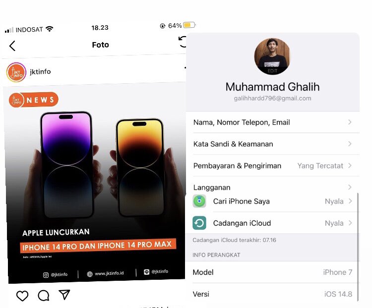 Tetep bertahan di 7 dan batrei servis wkwk di era gempuran 14....dududu