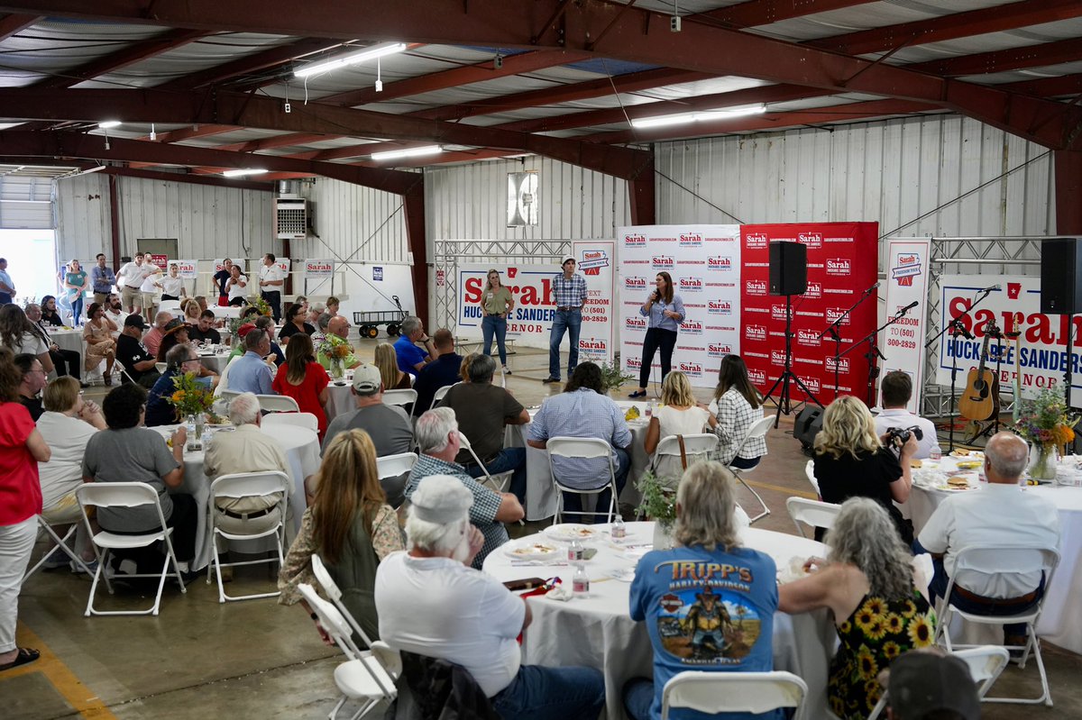 Sarah Huckabee Sanders on Twitter "Great day in the River Valley