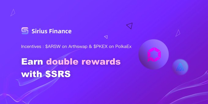FLS_News_1's tweet photo. ๐ซง @Sirius_Finance Earn Double Rewards On @Arthswap & @PolkaExOfficial
๐#ArthSwap Farm:
โ
Stake SRS/ASTR LP
โ
Earn $ARSW
๐#PolkaEx Pool:
โ
Stake $SRS
โ
Earn $PKEX
โฌ๏ธINFO
https://t.co/jviBGaRDU7 https://t.co/ncCWTmt8NM
