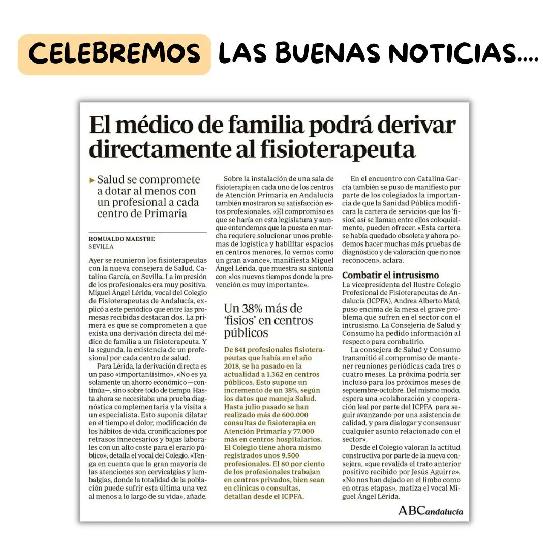 albaafisio's tweet photo. 8 de septiembre.
Día de la fisioterapia.

#fisioterapia #diamundialfisioterapia #worldphysiotherapyday https://t.co/a3AVdfiu4C