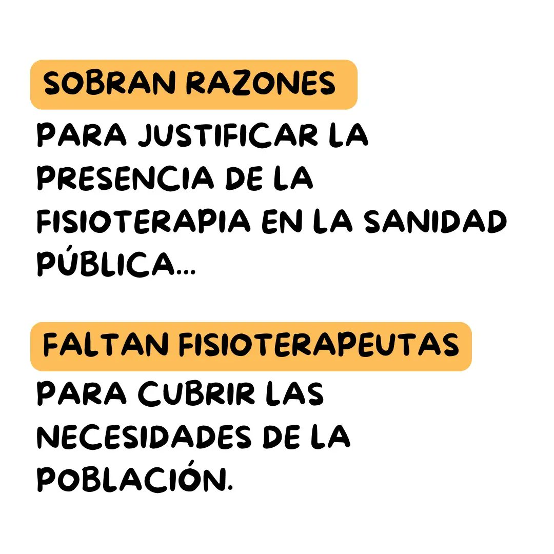albaafisio's tweet photo. La fisioterapia no es un capricho, es una necesidad.
Sobran razones para justificar la presencia de la fisioterapia y faltan fisioterapeutas para cubrir las necesidades de la población.

Celebremos los logros sin olvidar lo que falta aún. https://t.co/tY0GgK6JGH