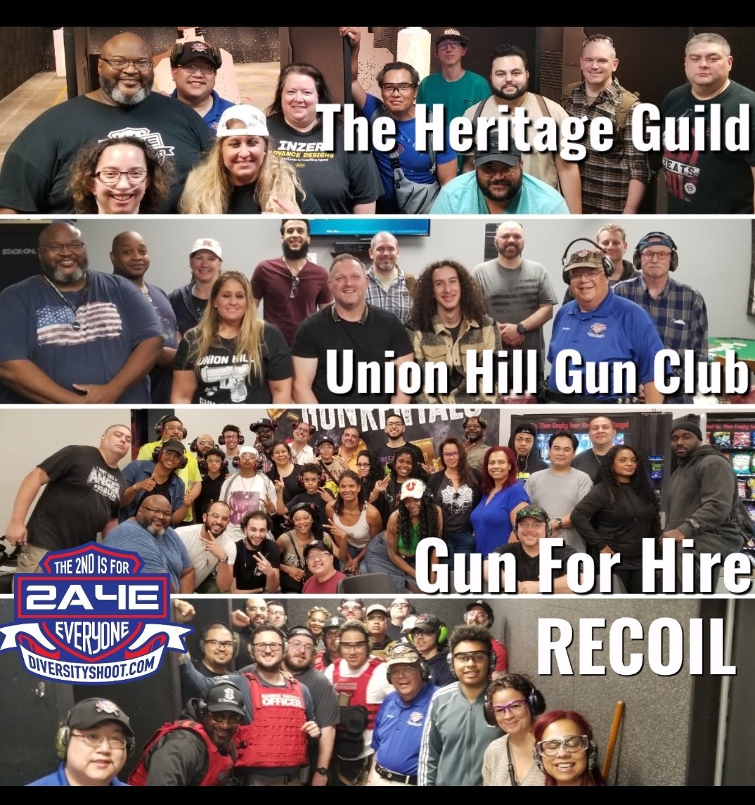 2nd4Everyone's tweet photo. The 2nd is For Everyone: Diversity Shoots are upcoming. Hopefully we will see you at one of these events.
September 15th
The Heritage Guild
Easton PA
.
September 28th
Union Hill Gun Club
Monroe NJ
.
October 13th
Gun For Hire range
Woodland Park NJ
.
October 26th
Recoil
Monroe NJ https://t.co/cV0YfSZyd3