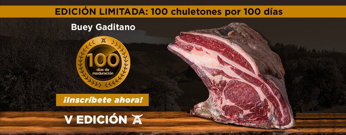 BUEY MADURADO 100 DÍAS 
V Edición del Buey Gaditano 

Entra ahora en la lista exclusiva de compra 👉  bit.ly/3Q3erR3

Tato Ortega, copropietario de Cárnicas el Alcázar, nos explica las dos razones de porqué es tan especial esta V Edición del Buey Gaditano.