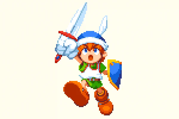 [メガドライブ]新創世記ラグナセンティ#SEGA #ドット絵 #pixelart 