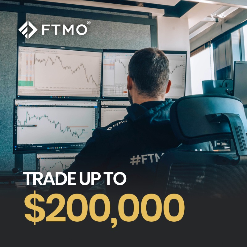 FTMO_com's tweet photo. We look for experienced traders! Those who pass our Evaluation Process will earn an FTMO Account with up to $200,000 of the initial balance. You can keep up to 90% of all profits, and our Proprietary trading firm will cover any potential losses.