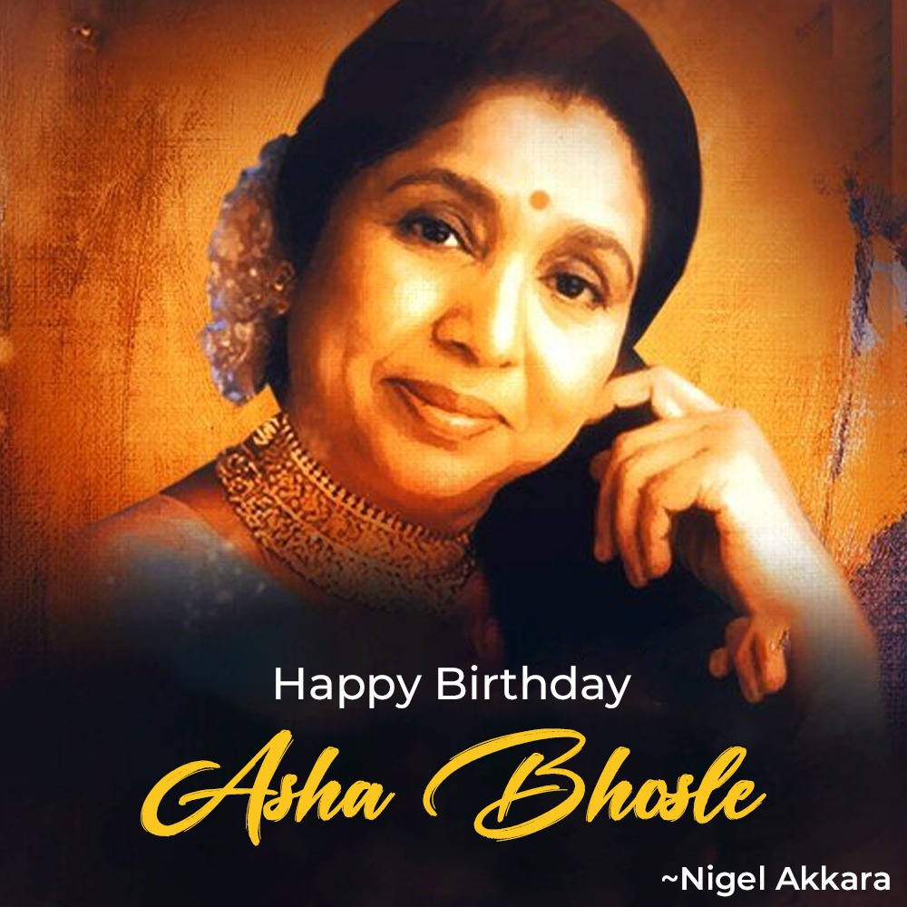 Nigel_Akkara's tweet photo. Wish you a very happy birthday Melody Queen Asha ji 🙏🏻
.
.
.
#tribute #birthanniversary #melodyqueen #ashaji #ashabhosle #singer #palybacksinger #specialday #nigelakara https://t.co/qyE6Mc2WxN
