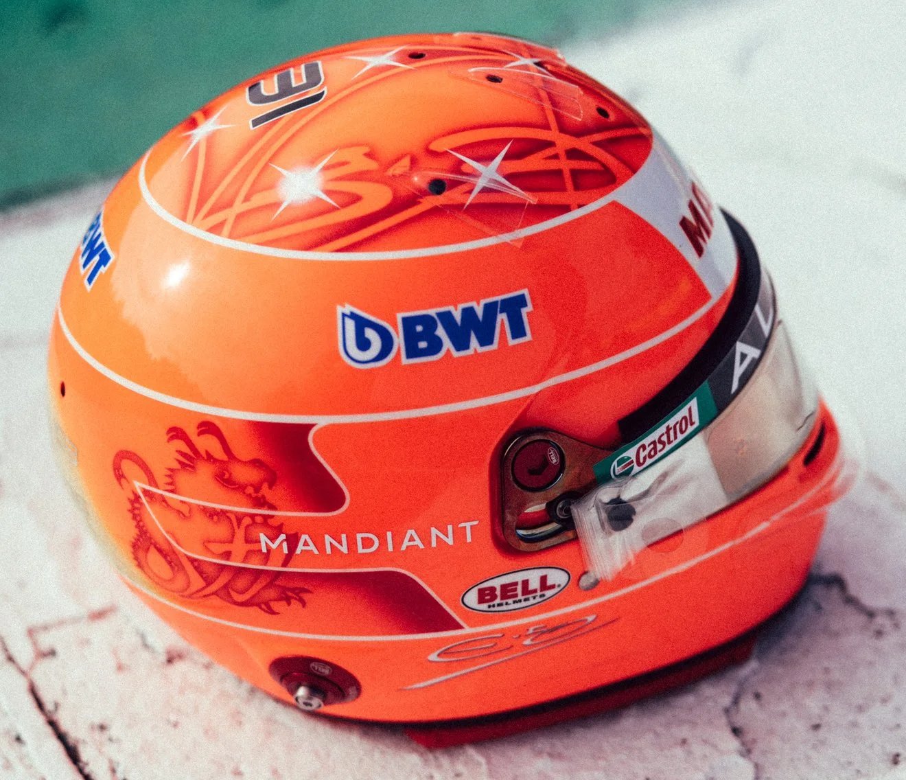 Schumacher cheap helmet design