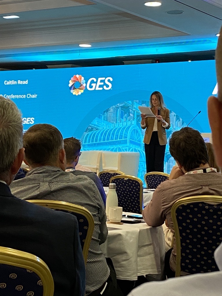 GES_EMEA's tweet photo. Lot's of great content and interesting conversations going down at @aeonews' #aeoconference22. Our team are in the room and ready for a chat, so come and say hello! https://t.co/g9u5vnzFcd
