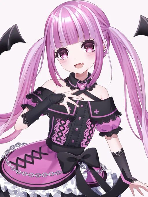 シアーミュージックV2期生の魔ノ姫こあくさん( )のキービジュアルを撮影させていただきました!!お歌つよつよお姫様をどうぞよろしくお願いいたします〜 