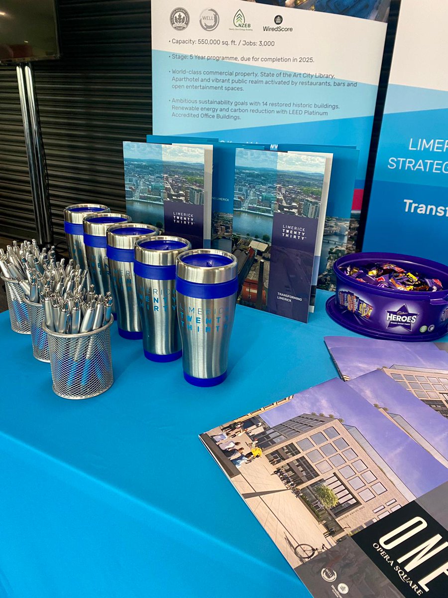 limerick_2030's tweet photo. If you are attending the the CIF Southern Construct Summit & Exhibition today in Páirc Uí Chaoimh, be sure to stop by the Limerick Twenty Thirty exhibit.
#SouthCon22 @CIF_Summits https://t.co/zDBoO4BbSC