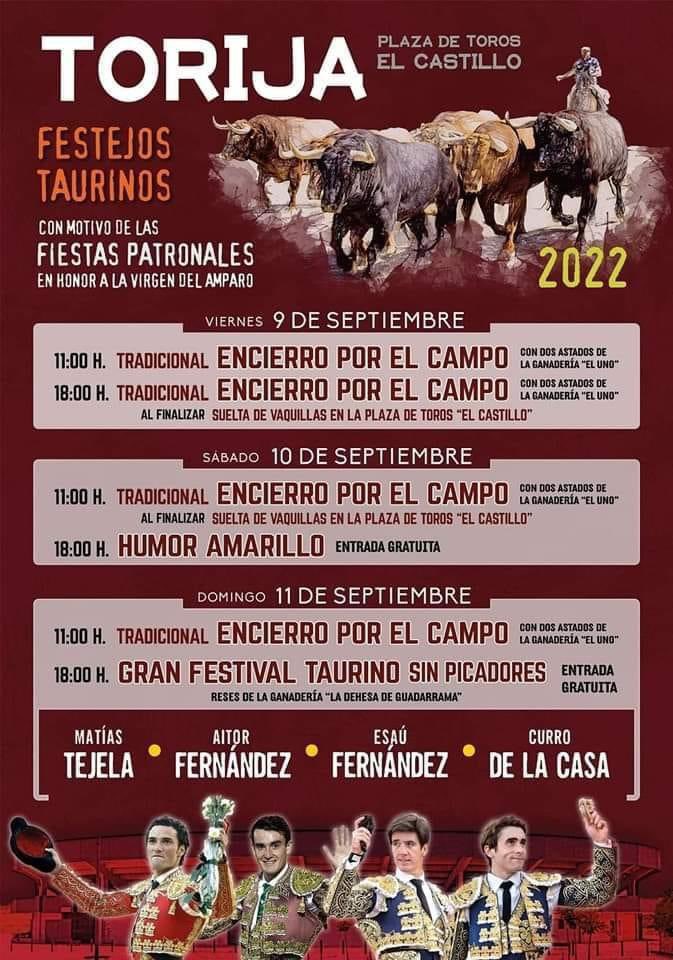 Buenas amig@s!!!! Este próximo domingo 11 de septiembre a las 18h,Curro actuará en el festival que hará de cierre en las fiestas de <a href="/AytoTorija/">Ayuntamiento de Torija</a> junto a <a href="/mtejela/">Matias Tejela</a> <a href="/EsauFernandez/">Esaú Fernández</a> y #AitorFernandez