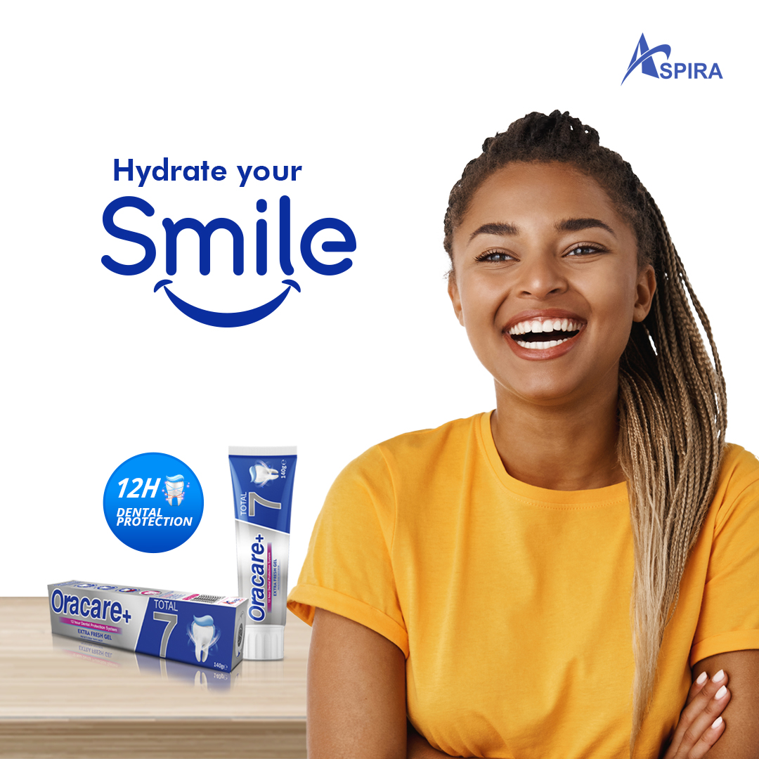 OracarePlus's tweet photo. Now, with each movement of your brush, you get a minty burst and a lasting feeling of hydration. 💦 🤗

#Oracareplus #TotalOralProtection #DentalCare #OralHealth #wecareaboutyoursmile https://t.co/TkEHazx105