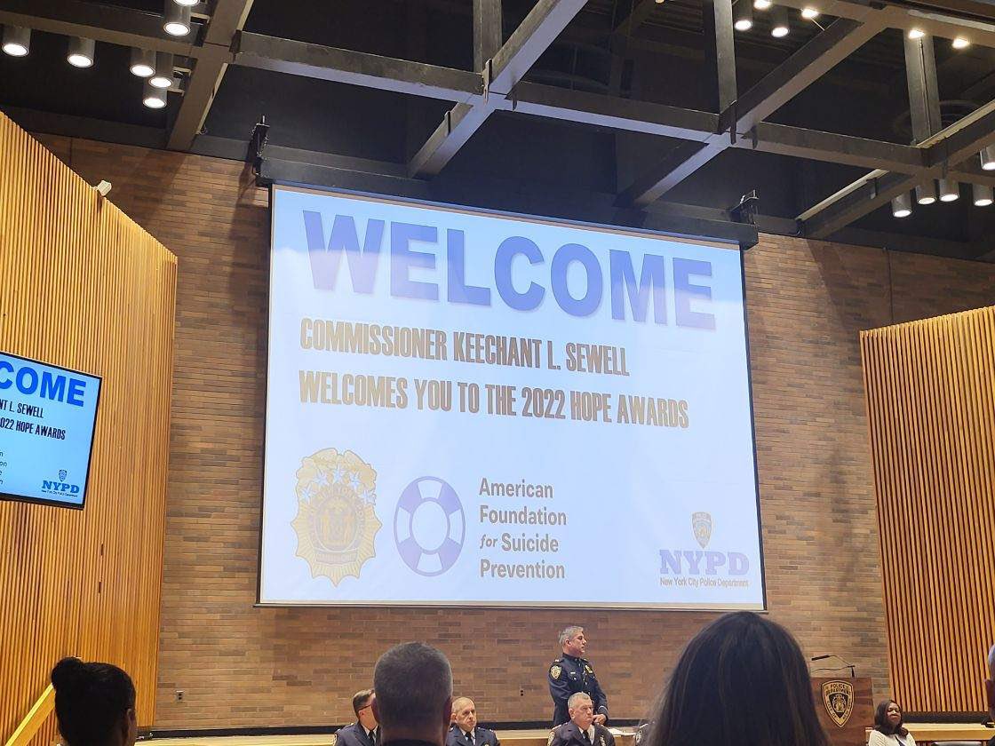 sbanypd's tweet photo. In recog of Suicide Awareness Month, Sgt. Keisha Durant @nypdeau_1085 & SSA Kevin Keenan #HarborUnit honored yesterday for Acts of Bravery & Saving Lives. Thanks to SBA TD Director Clyde Jasmin, Sgt. Siobhan Murphy @nypdhealthandwellness, @NYPDSpecialops https://t.co/N43C7ifBZ4