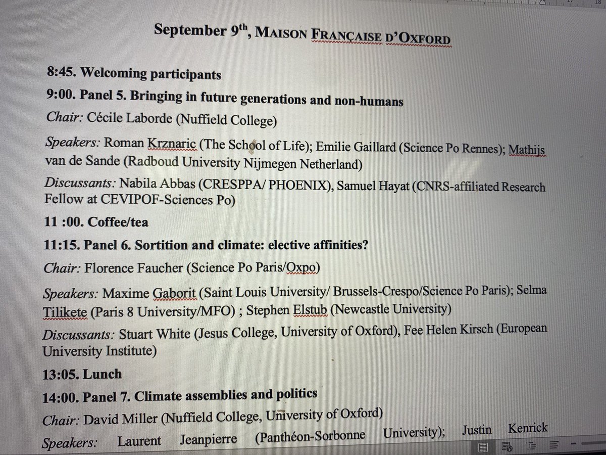 emiegaillard77's tweet photo. See you tomorrow at @UniofOxford #maisonfrançaise to talk about rights and law for #futuregenerations thanks a lot to the organizers of this event dedicated to #CitizensAssemblies @KNOCA_eu #OxPo @grahamsmith161 https://t.co/rbfiMwrTXe