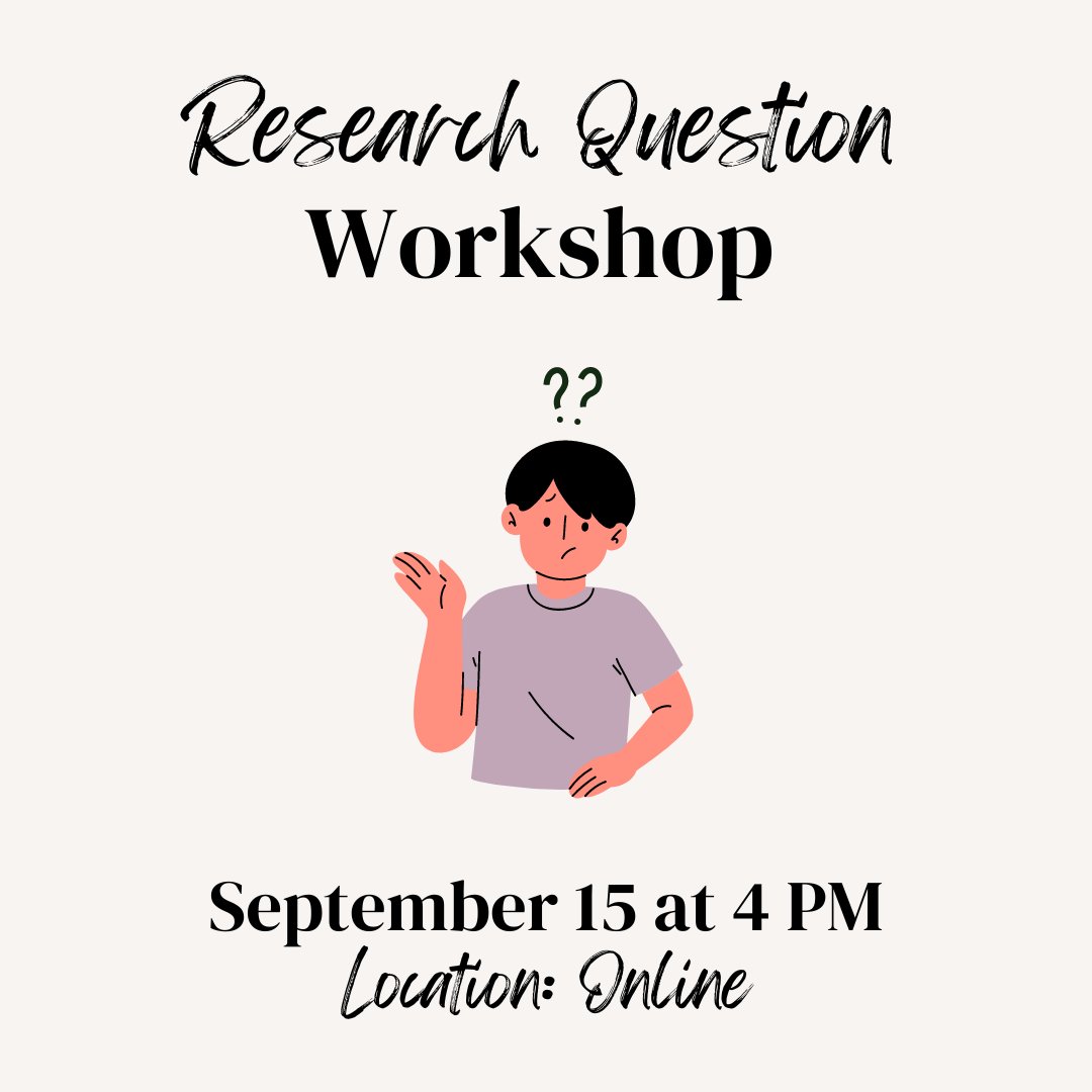 VCUWritingCtr's tweet photo. Check out our workshops this week!
-Paraphrasing on September 12 at 1pm
-Using CPR to Write a Strong Intro, Abstract, or Proposal on September 13 at 10 am
-Research Question on September 15 at 4 pm

To read workshop descriptions and sign up online, go to https://t.co/sWHGbnQ4JI. https://t.co/NniyYvOD6J